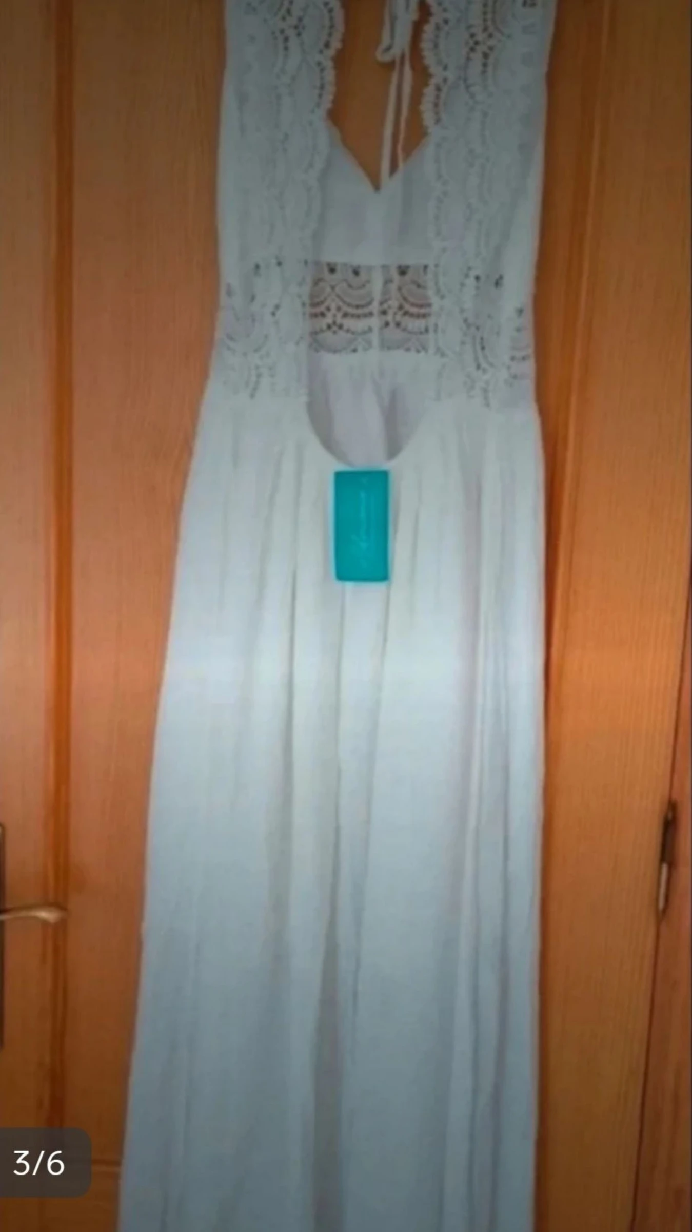 Adriana white maxi dress – photo 3